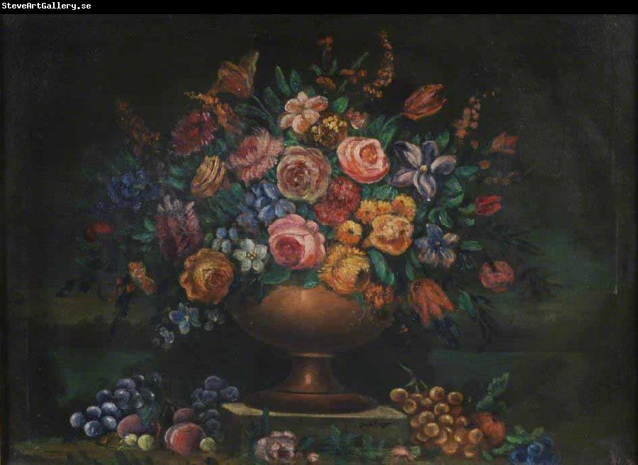 Johann Wilhelm Preyer Vase filled with flowers